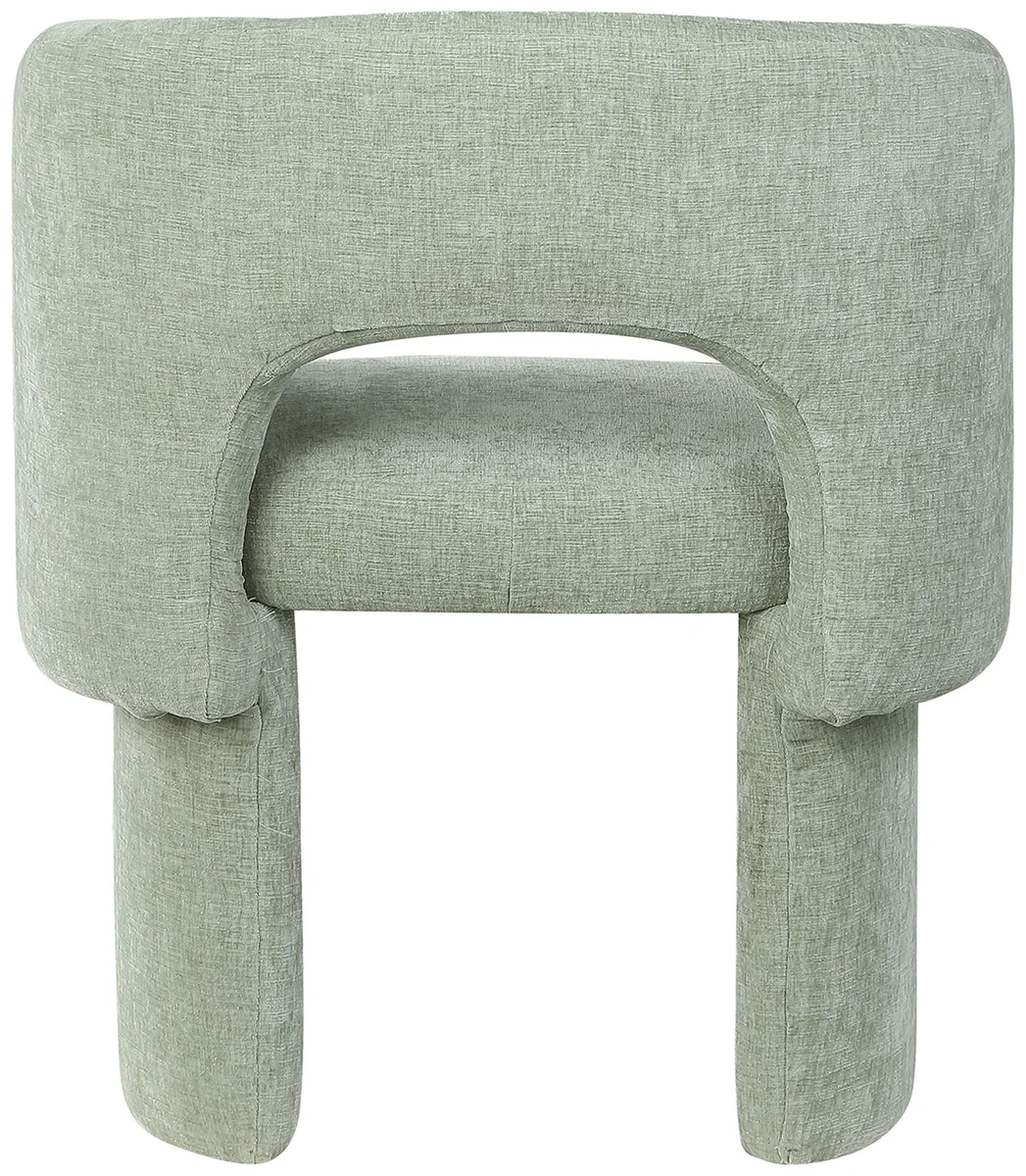 Emmet - Chenille Dining Chair / Accent Chair - Mint - View 2