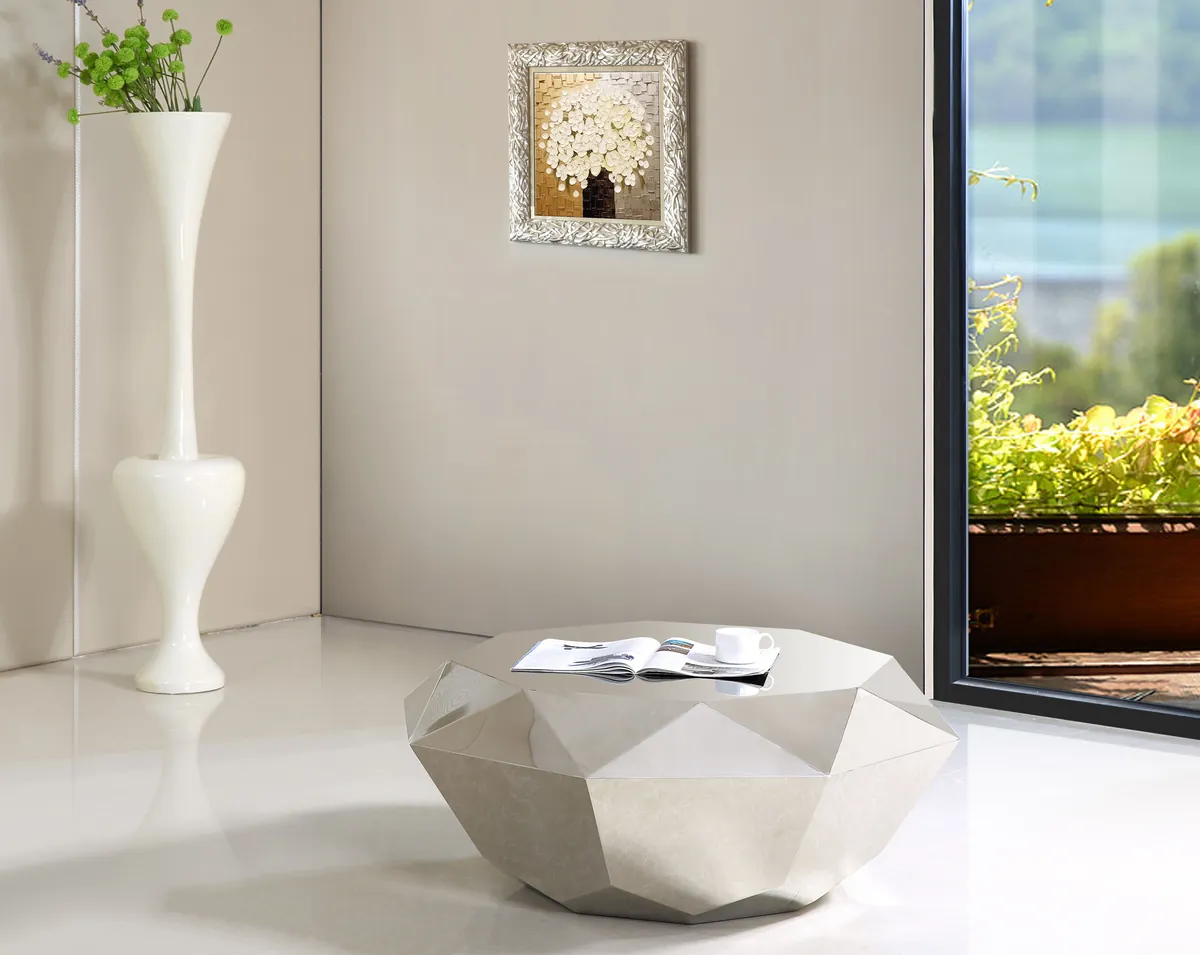 Gemma - Coffee Table - Silver - View 2