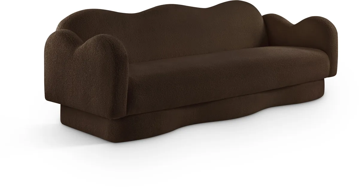 Bloom - Teddy Fabric Sofa - Brown