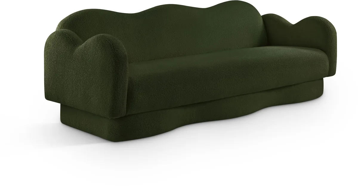 Bloom - Teddy Fabric Sofa - Green
