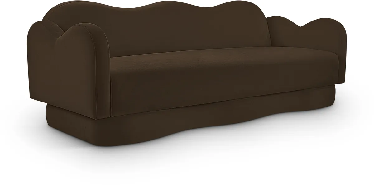 Bloom - Velvet Sofa - Brown