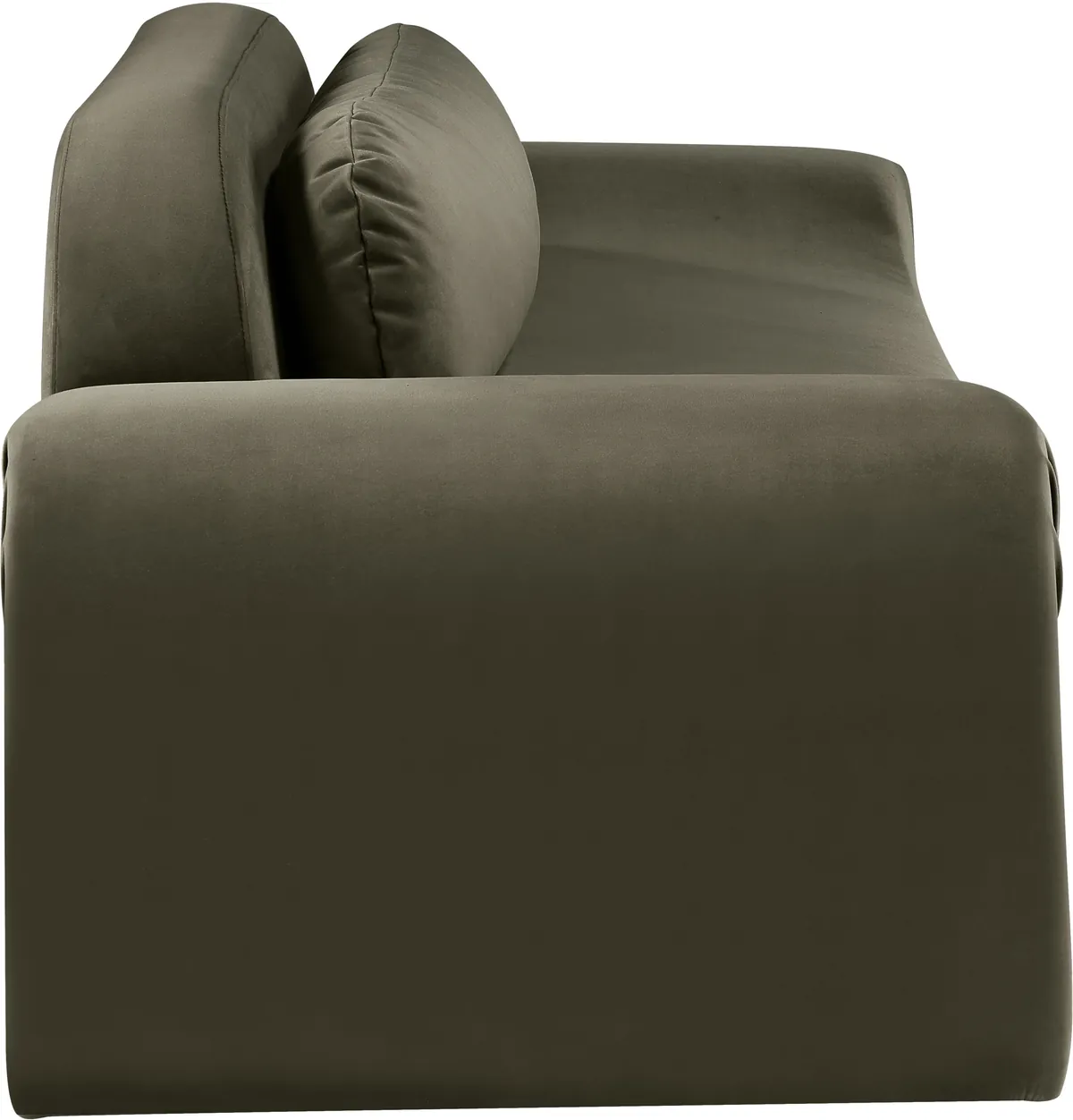 Austin - Velvet Sofa - Green - View 2
