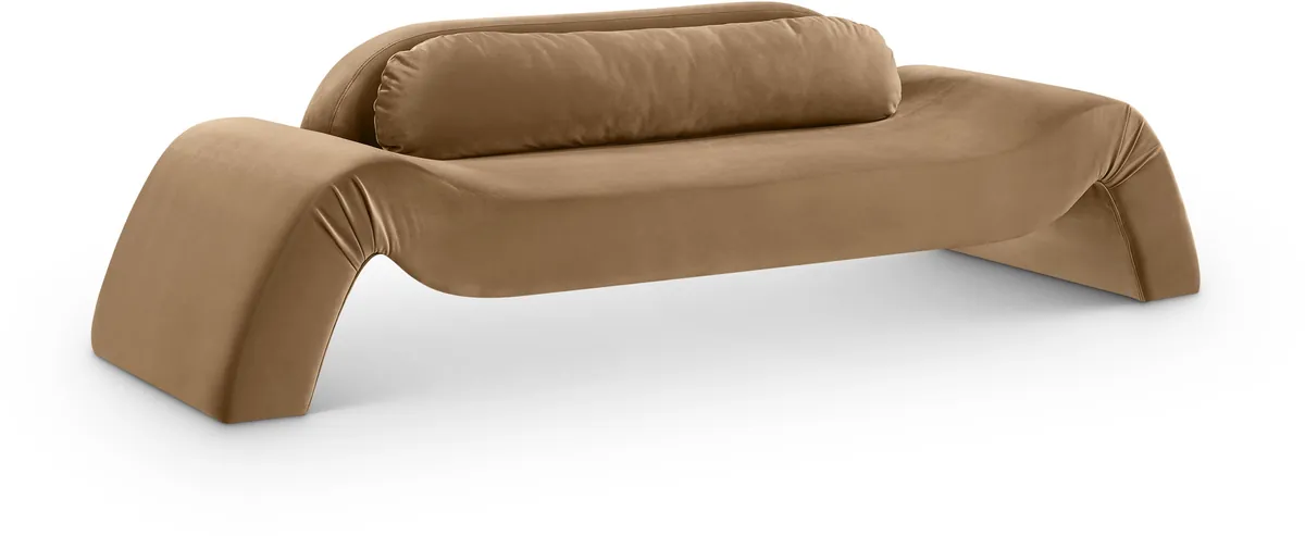 Austin - Velvet Sofa - Beige