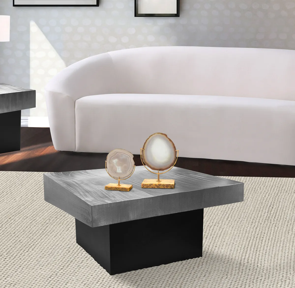 Palladium - Coffee Table - Silver - View 2