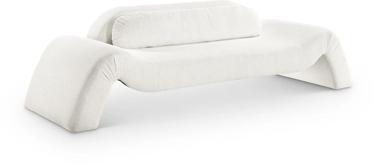 Austin - Corduroy Sofa - Cream