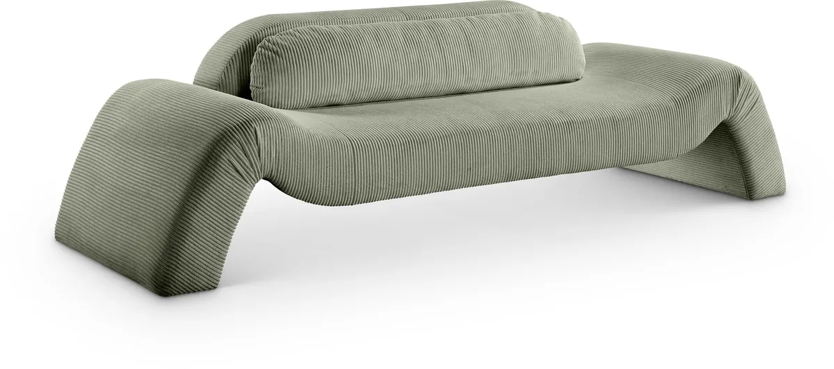 Austin - Corduroy Sofa - Green