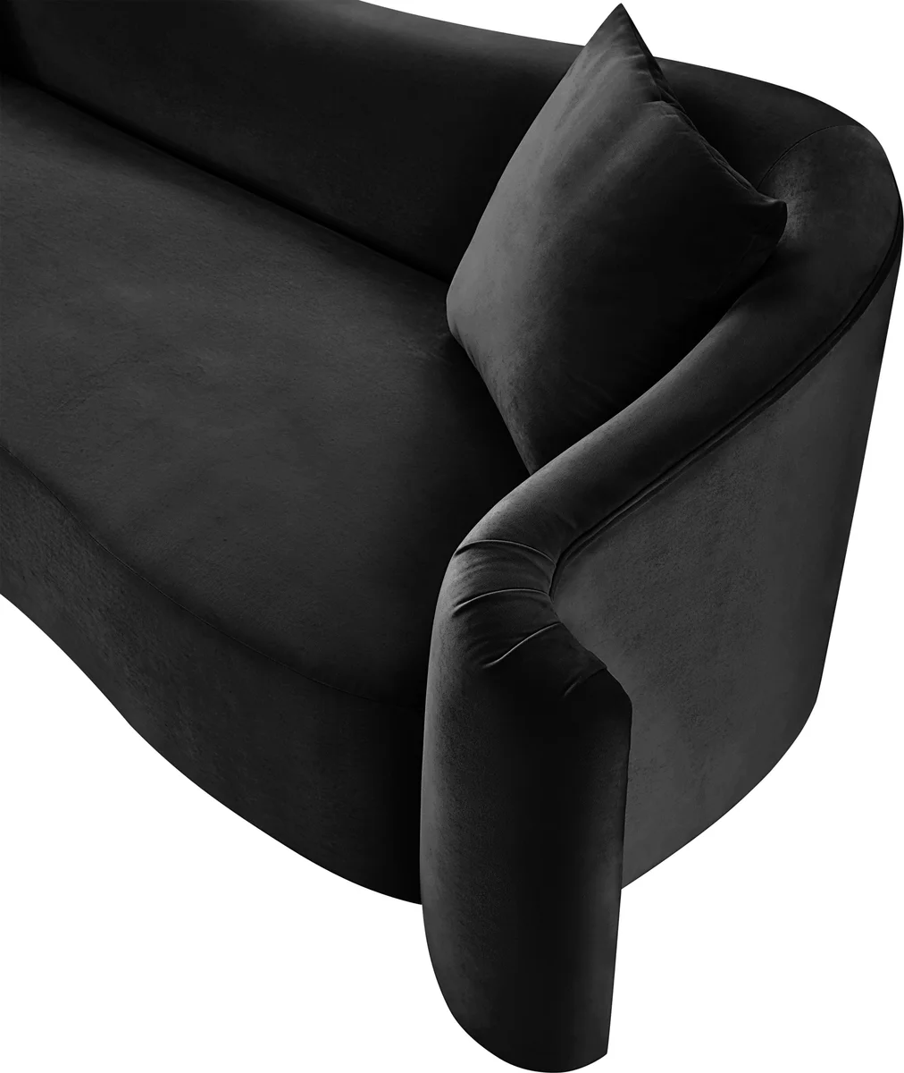 Destin - Loveseat - Black - View 2