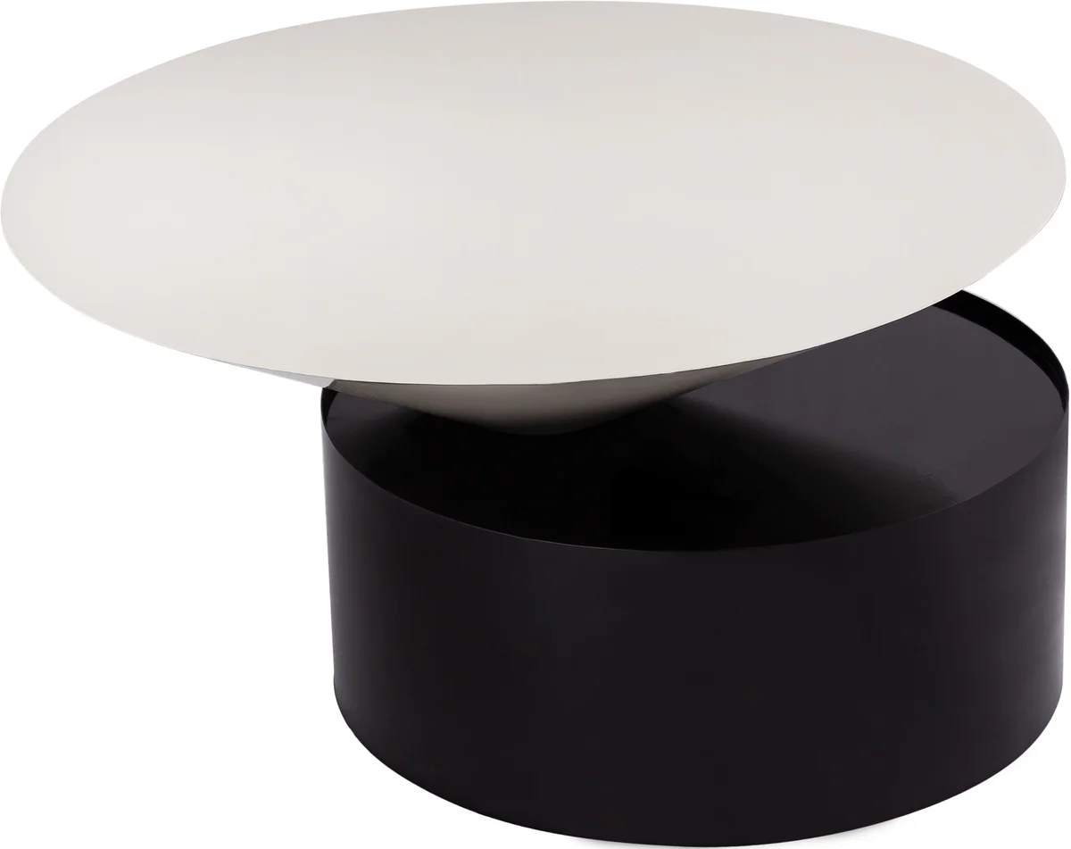 Damon - Coffee Table - Matte Black - Metal - View 2