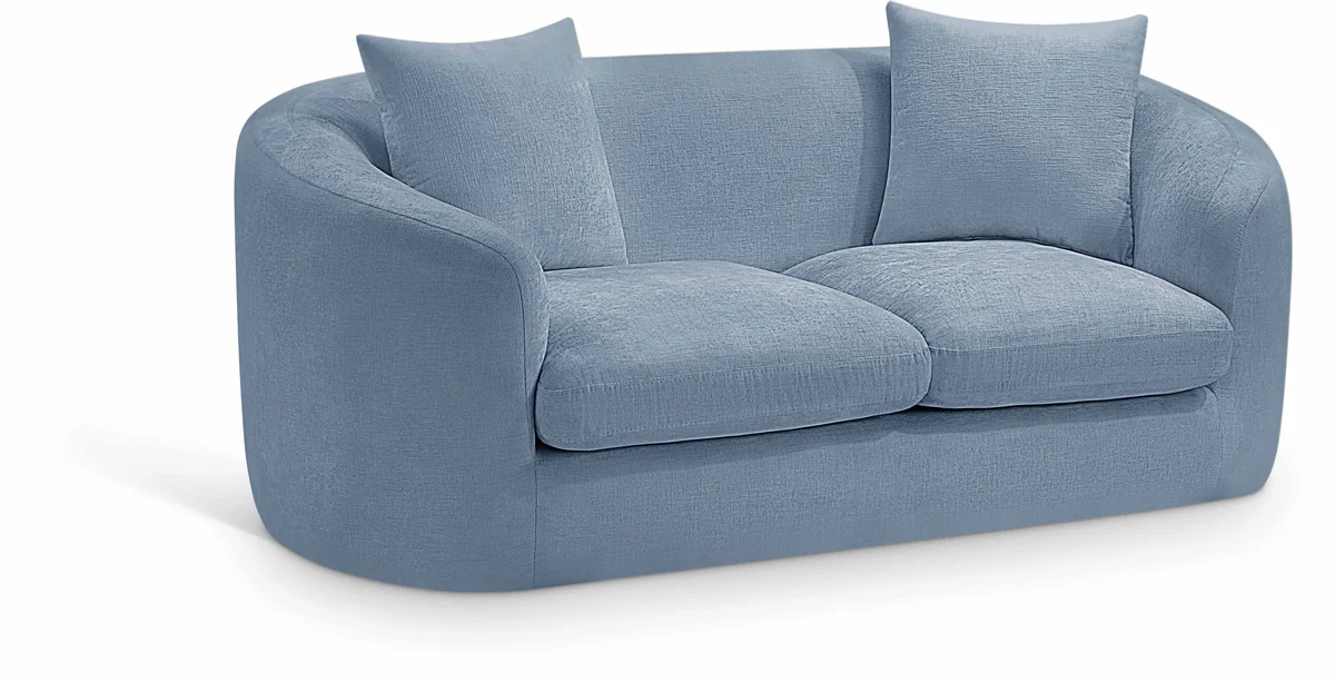 Penelope - Loveseat - Light Blue