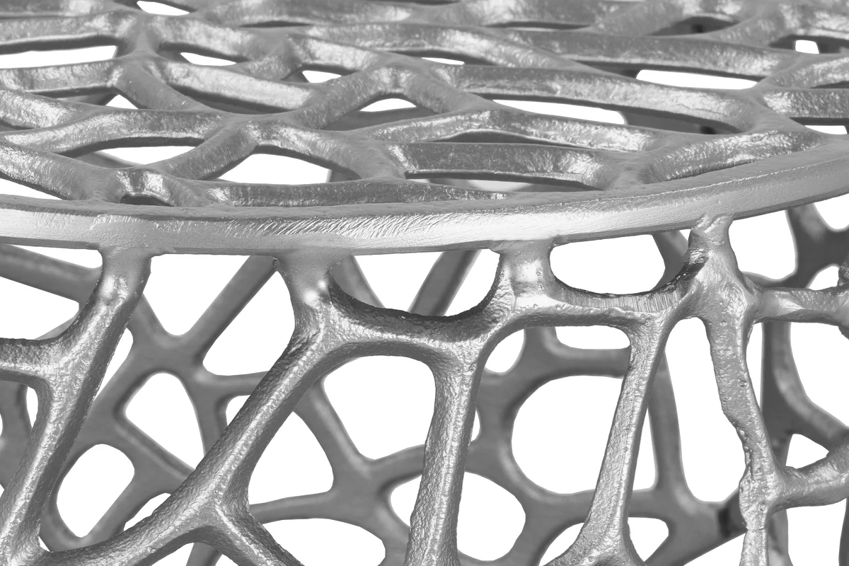 Priya - End Table - Silver