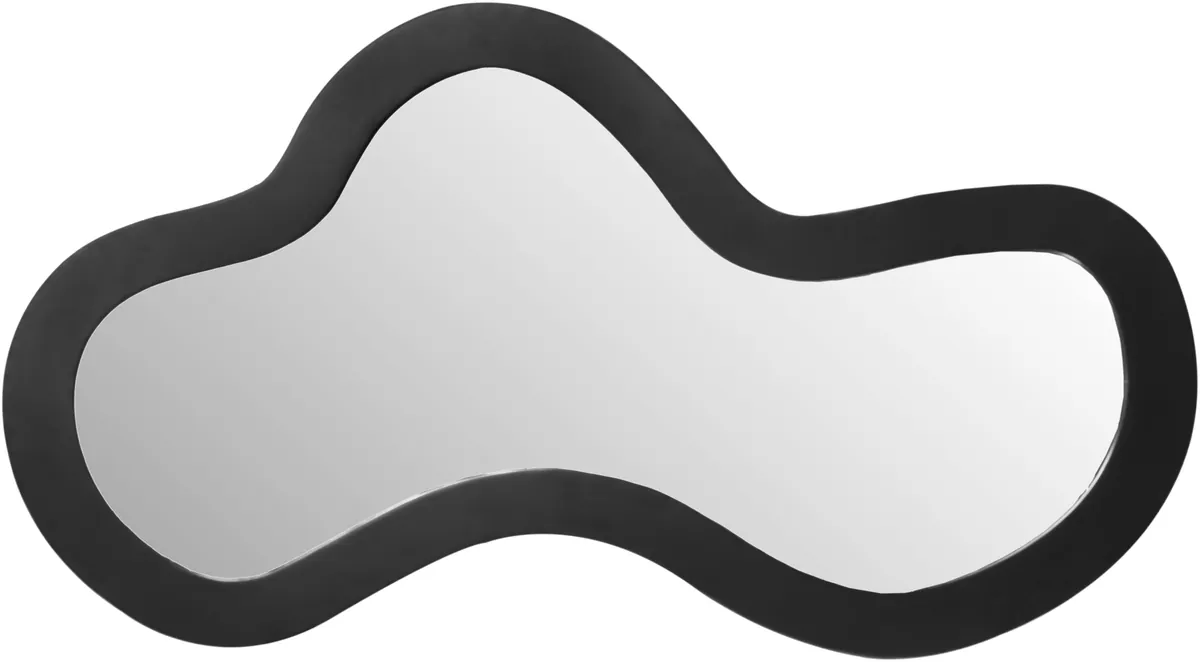 Oblique - 48" Mirror - Black - View 2