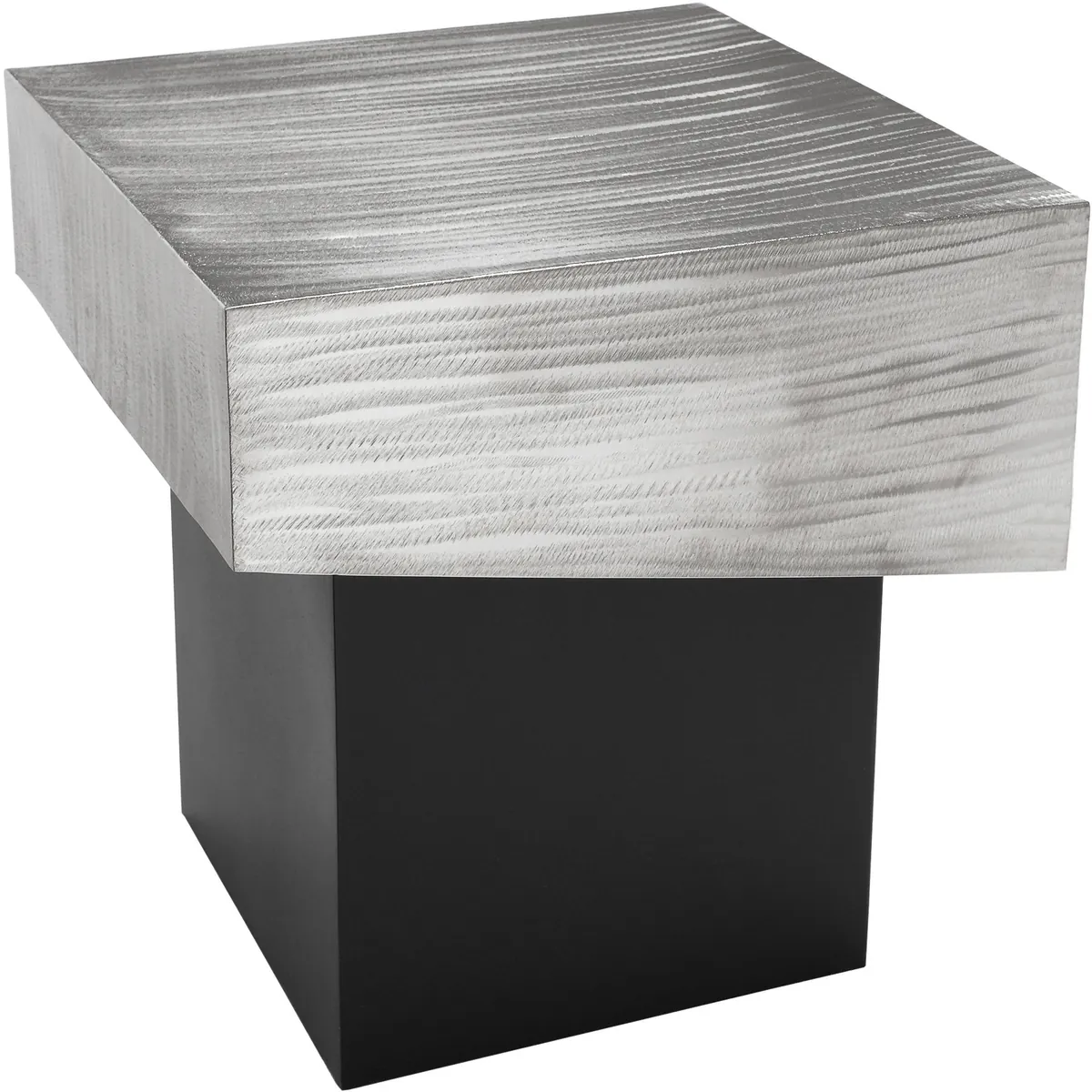 Palladium - End Table - Silver