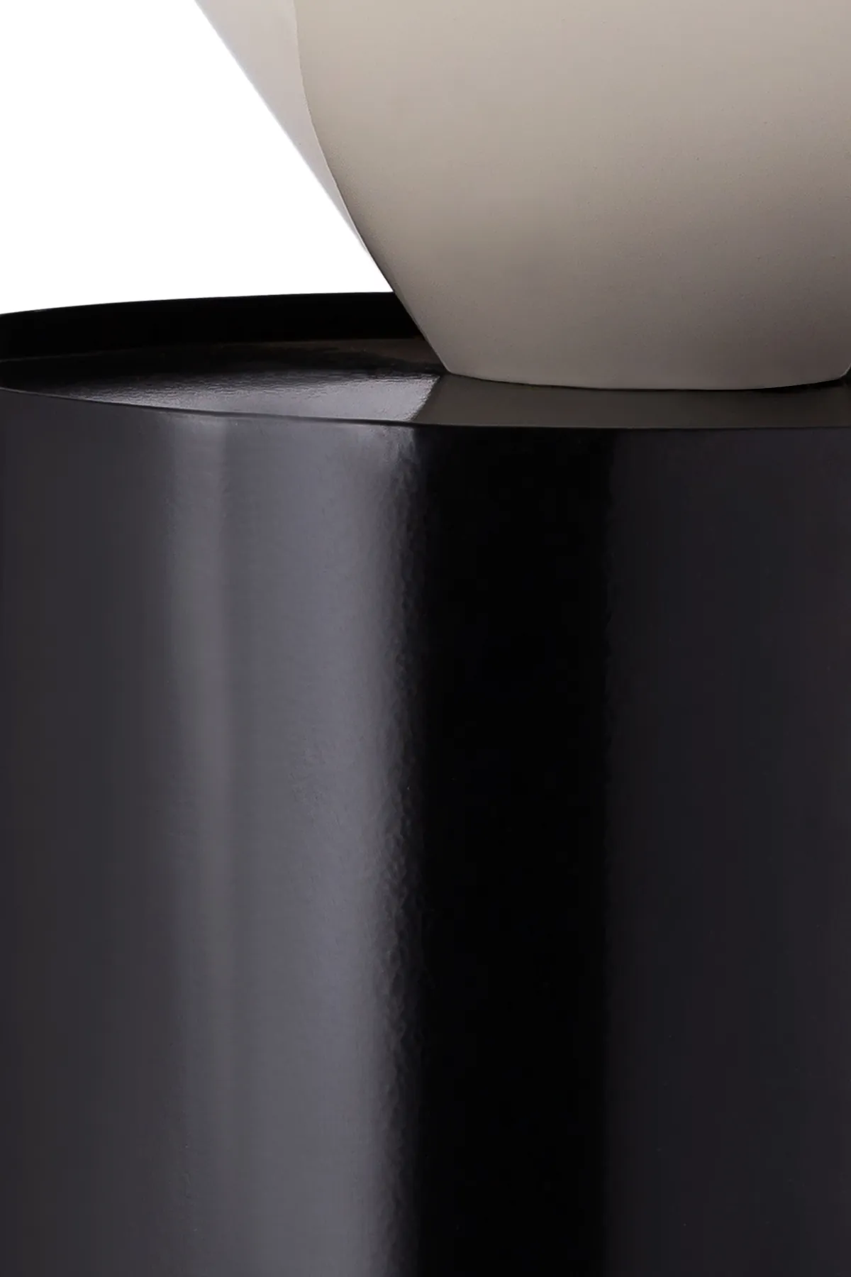Damon - End Table - Matte Black - Metal