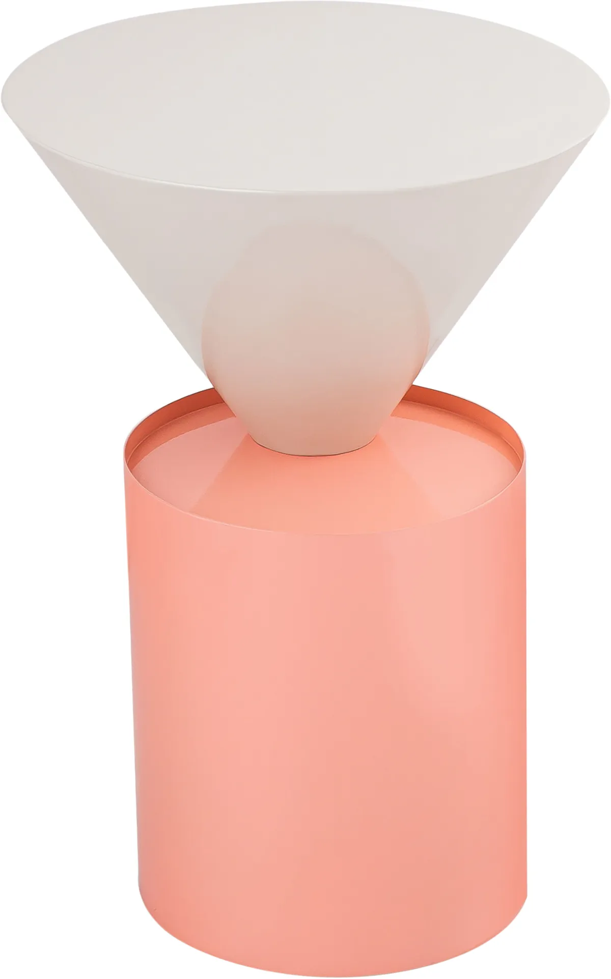 Damon - End Table - Pink -Metal