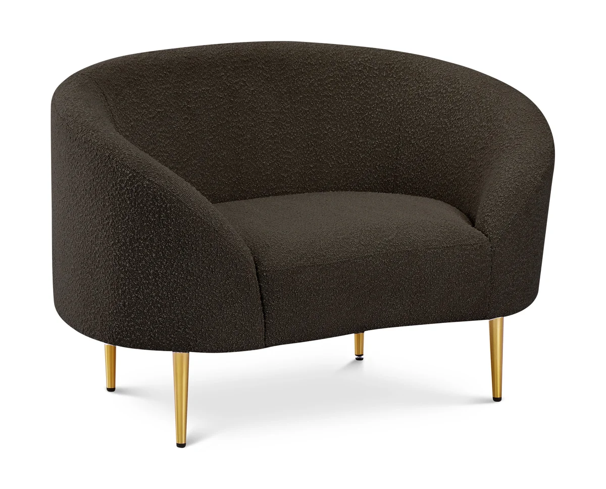 Ritz - Boucle Chair - Brown