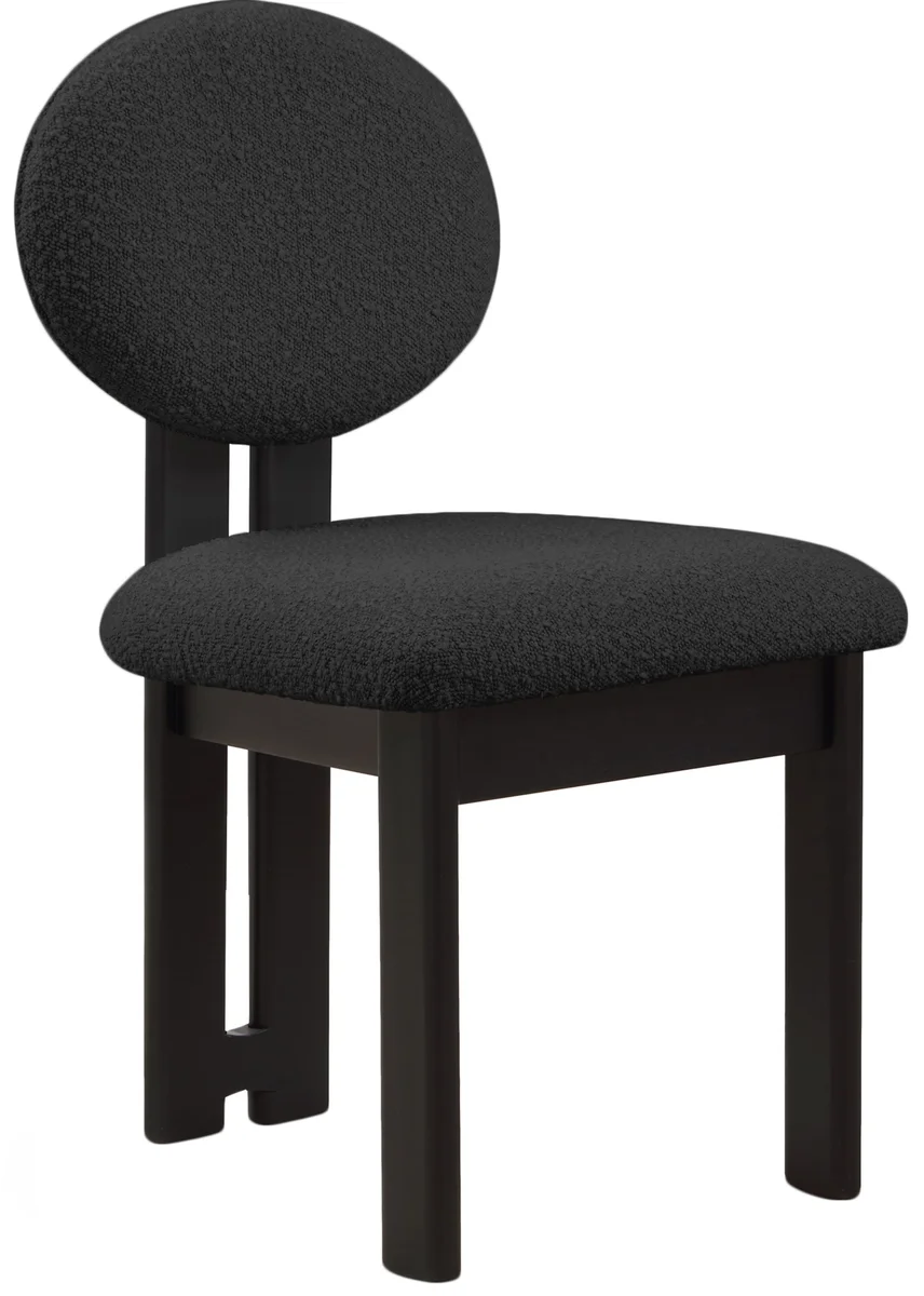 Napa - Dining Chair With Black Legs (Set of 2) - Black