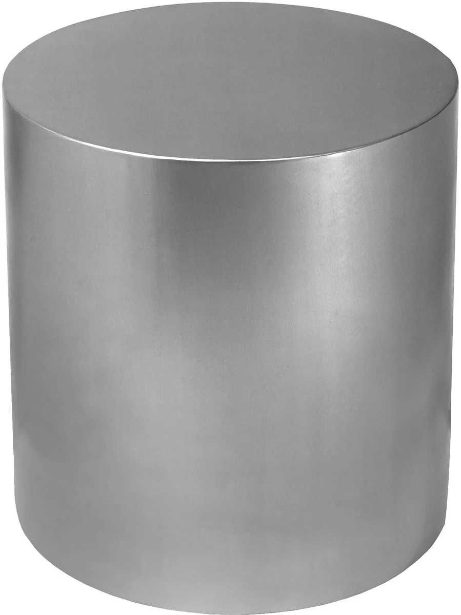 Cylinder - End Table - Pearl Silver