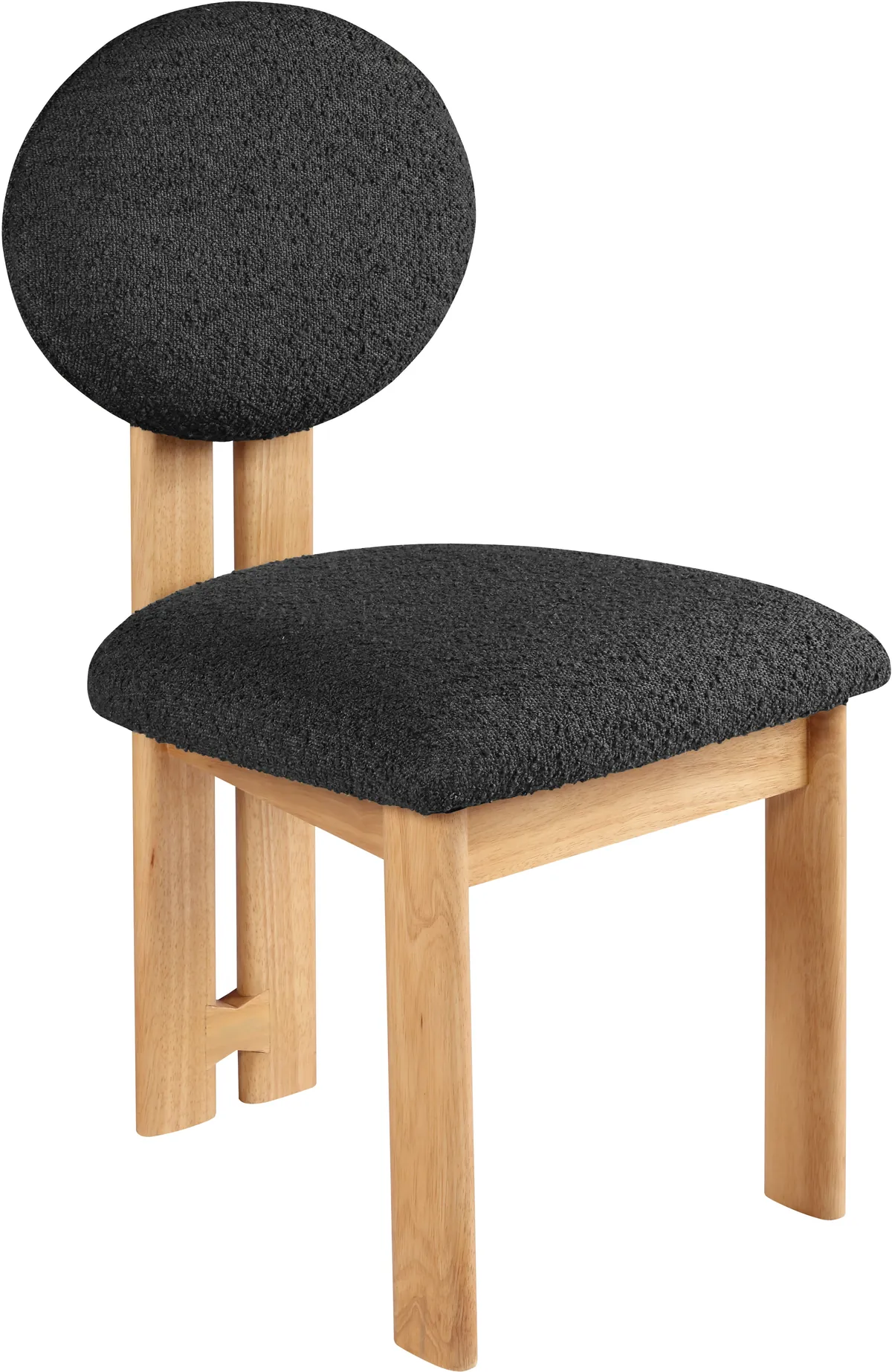 Napa - Dining Chair With Natural Legs (Set of 2) - Black
