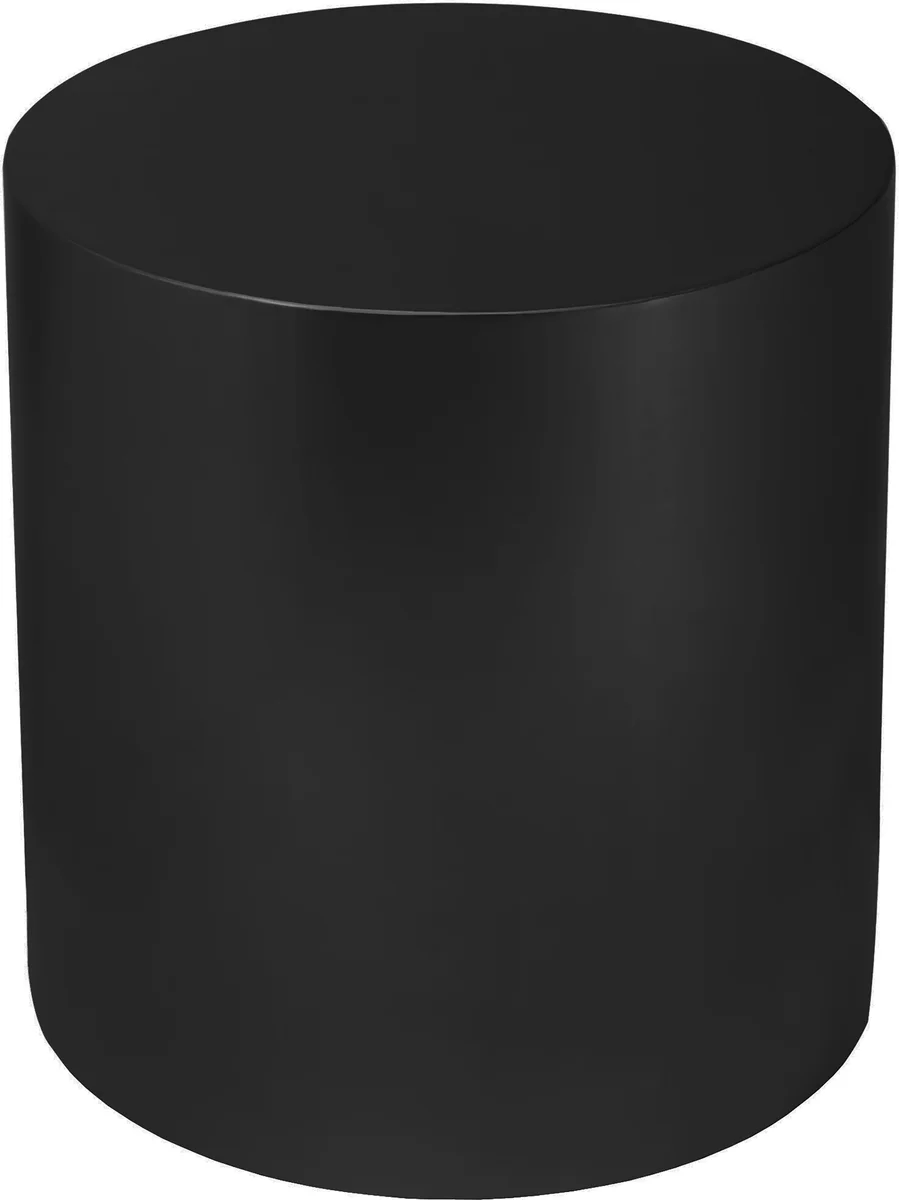 Cylinder - End Table - Matte Black