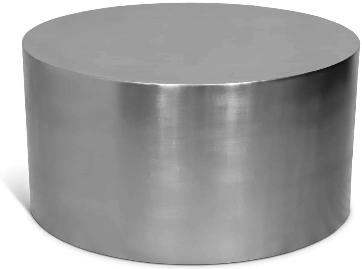 Cylinder - Coffee Table - Pearl Silver