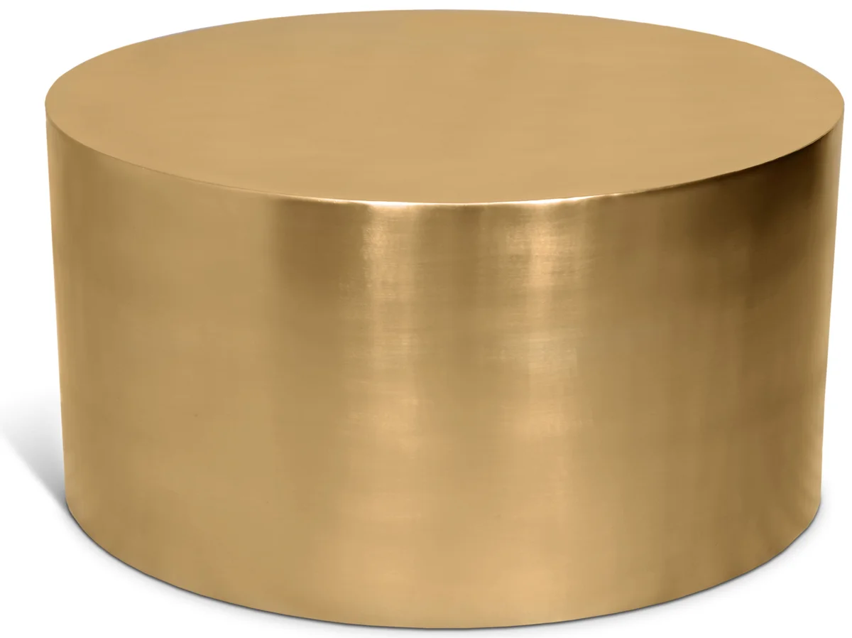 Cylinder - Coffee Table - Gold