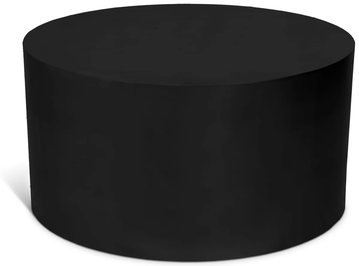 Cylinder - Coffee Table - Matte Black