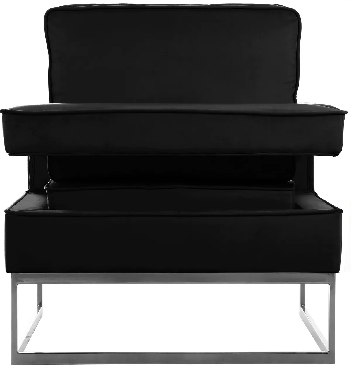 Noah - Accent Chair - Black - Fabric
