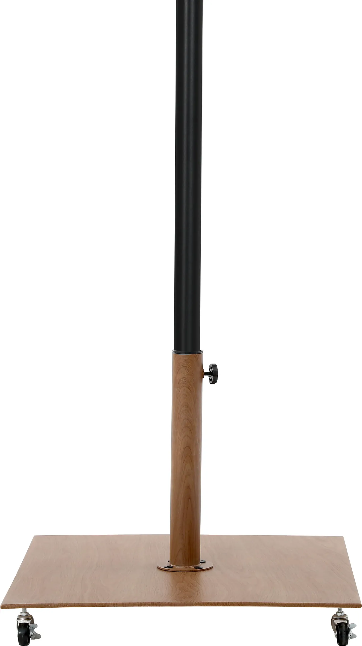 Amalfi - Aluminum Patio Umbrella with Base - Beige / Teak - View 2