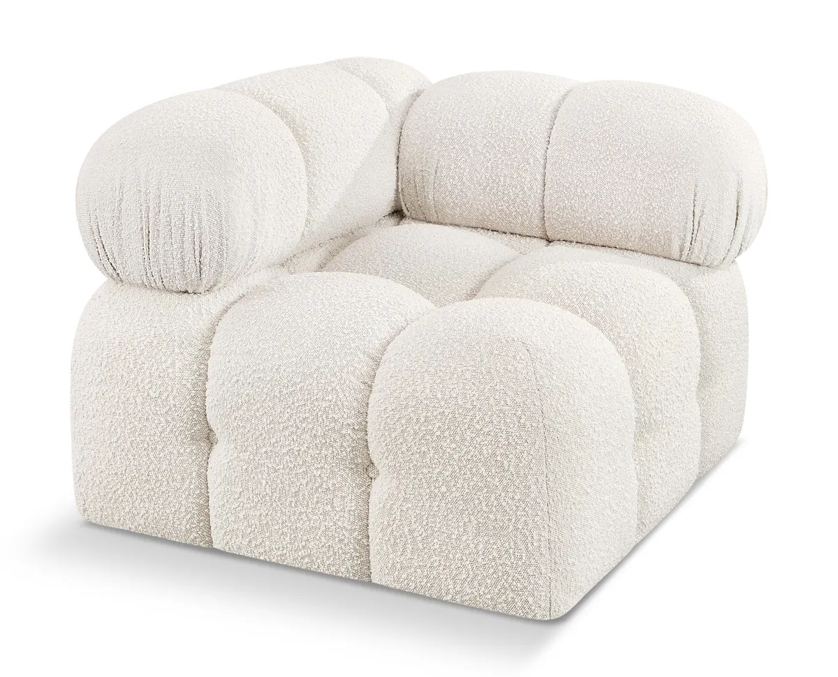 Ames - Corner Chair - Cream