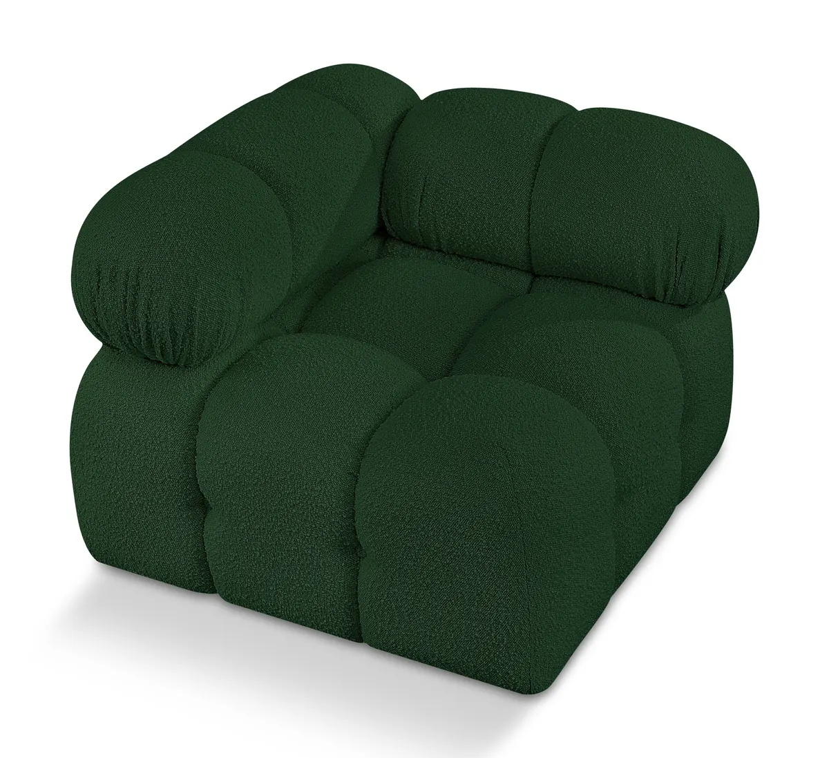 Ames - Corner Chair - Green