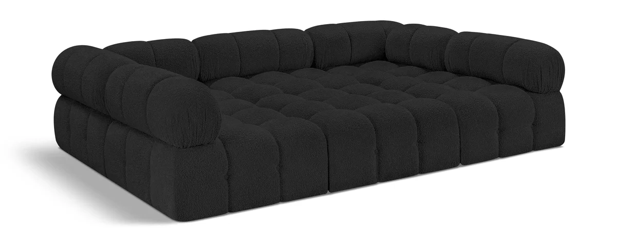 Ames - 6 Piece Modular Sectional - Black
