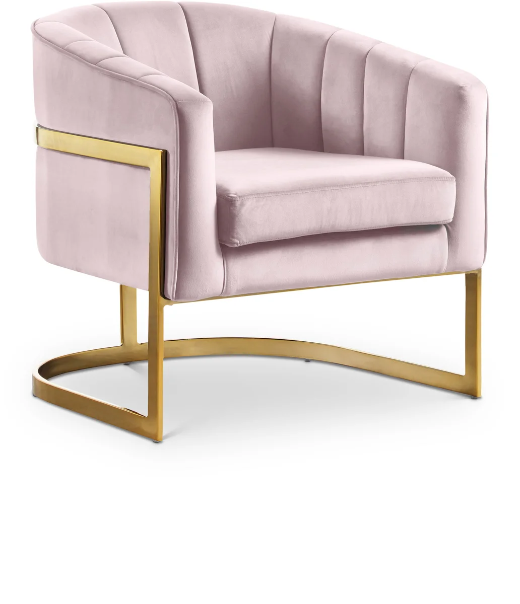 Carter - Accent Chair - Pink