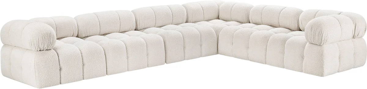 Ames - 6 Piece Modular Corner Sectional - Cream