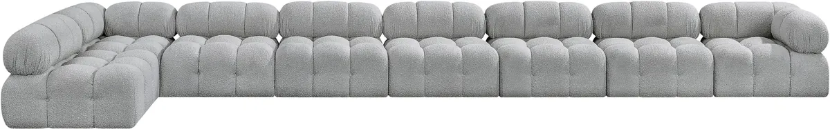 Ames - 8 Piece Fabric Modular Sectional - Gray - View 2