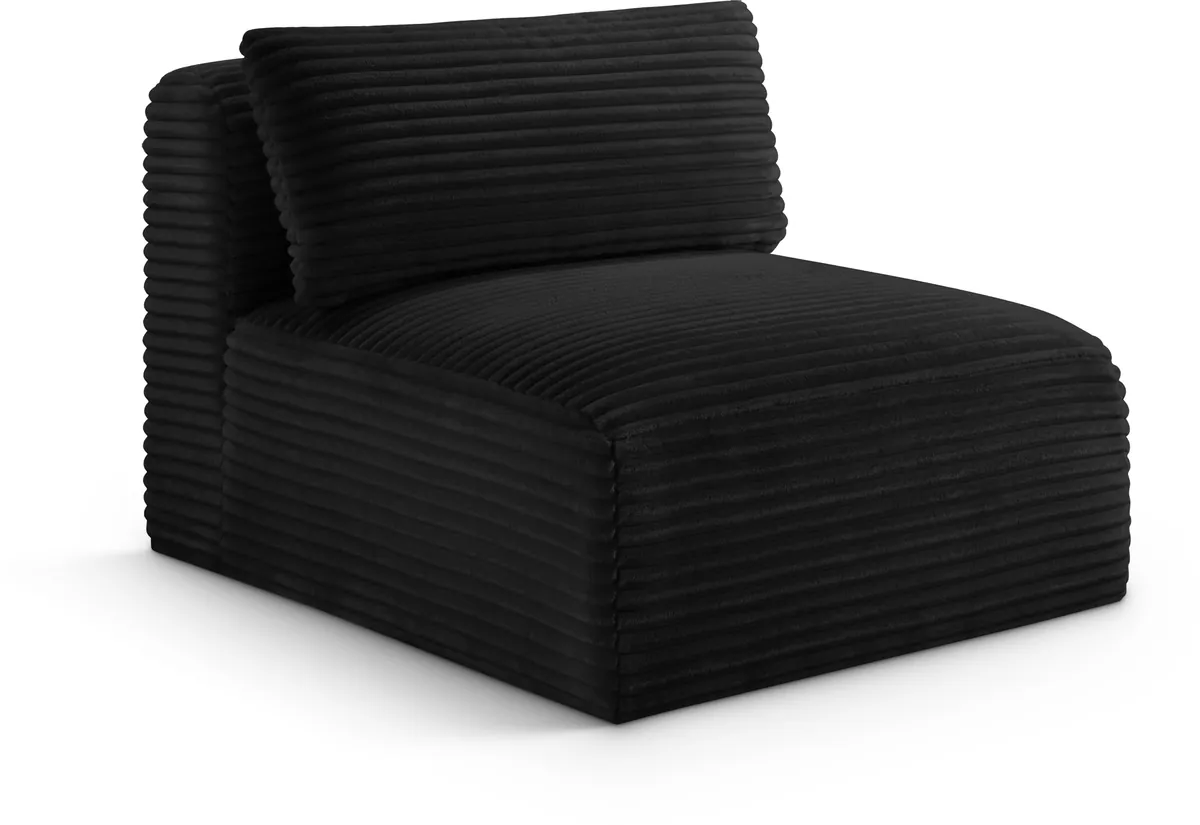 Shaggy - Armless Chair - Black