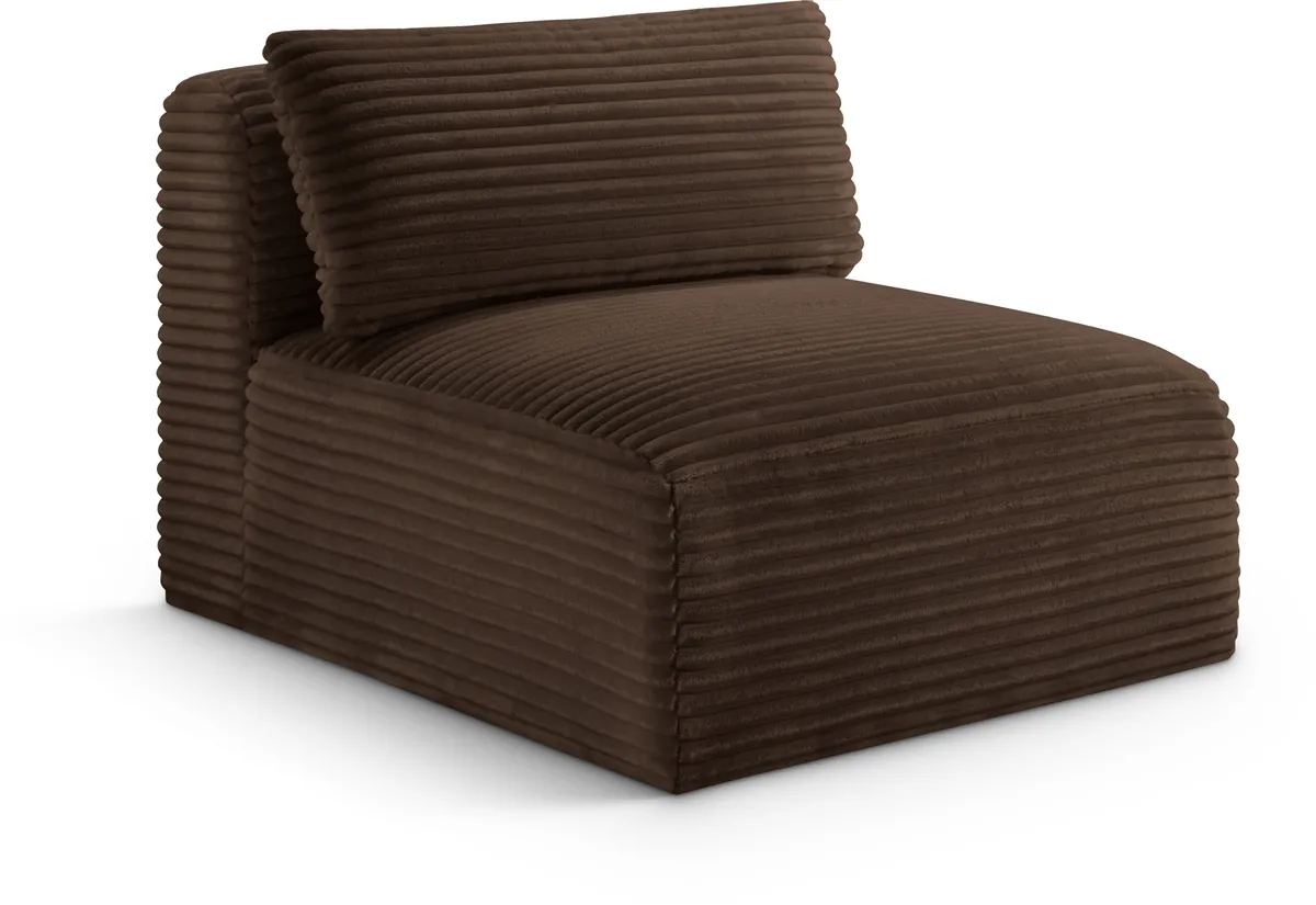 Shaggy - Armless Chair - Brown