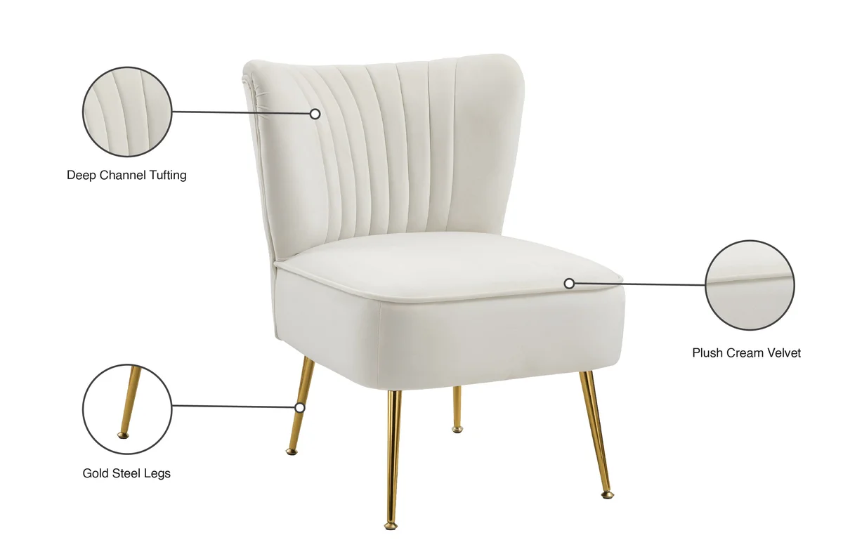 Tess - Accent Chair - Cream