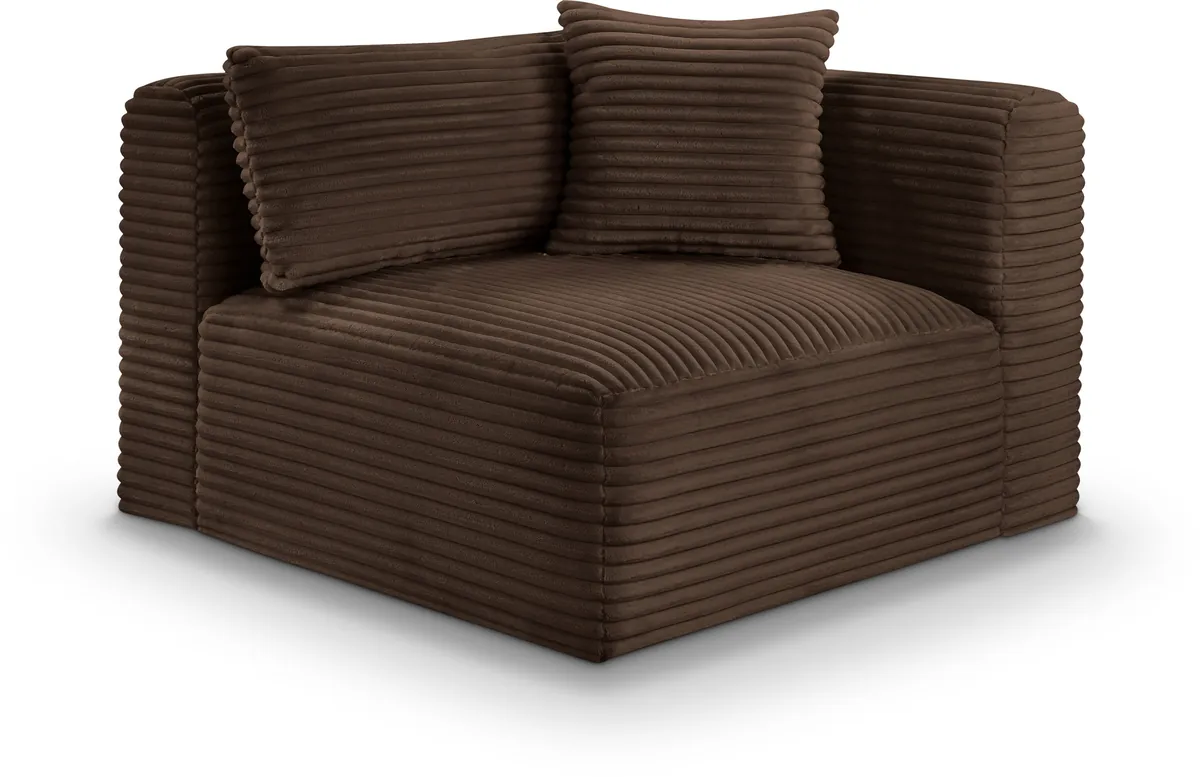 Shaggy - Corner Chair - Brown