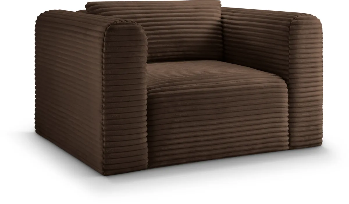 Shaggy - Arm Chair - Brown