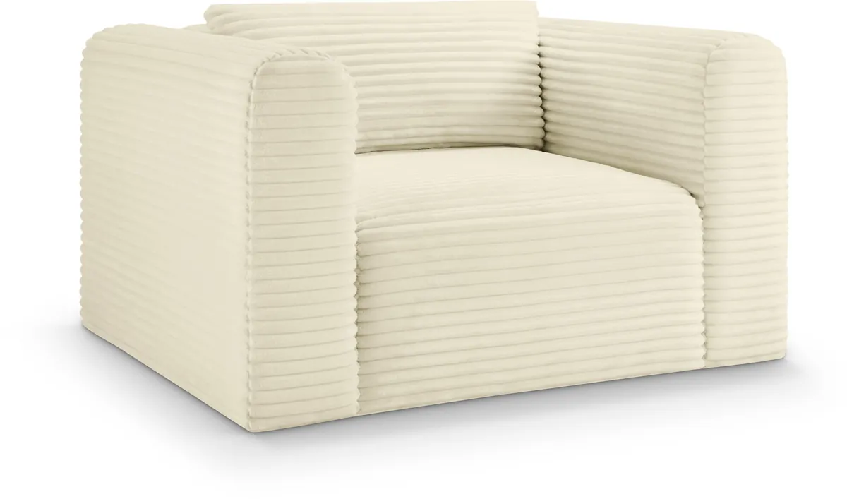 Shaggy - Arm Chair - Cream