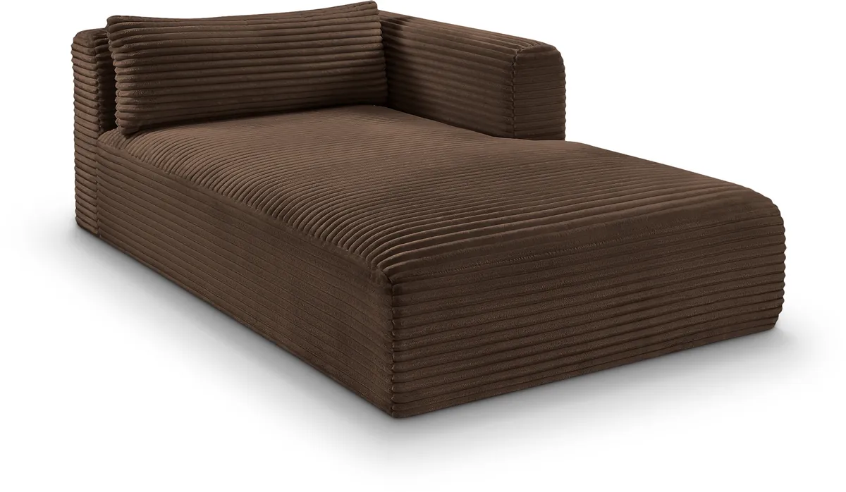 Shaggy - Chaise - Brown