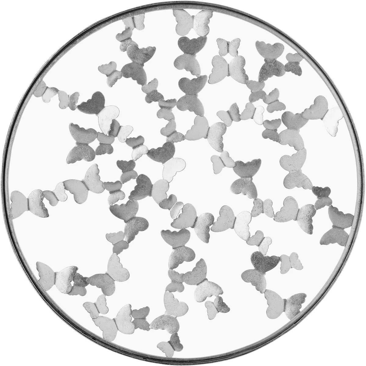 Butterfly - Coffee Table - Silver