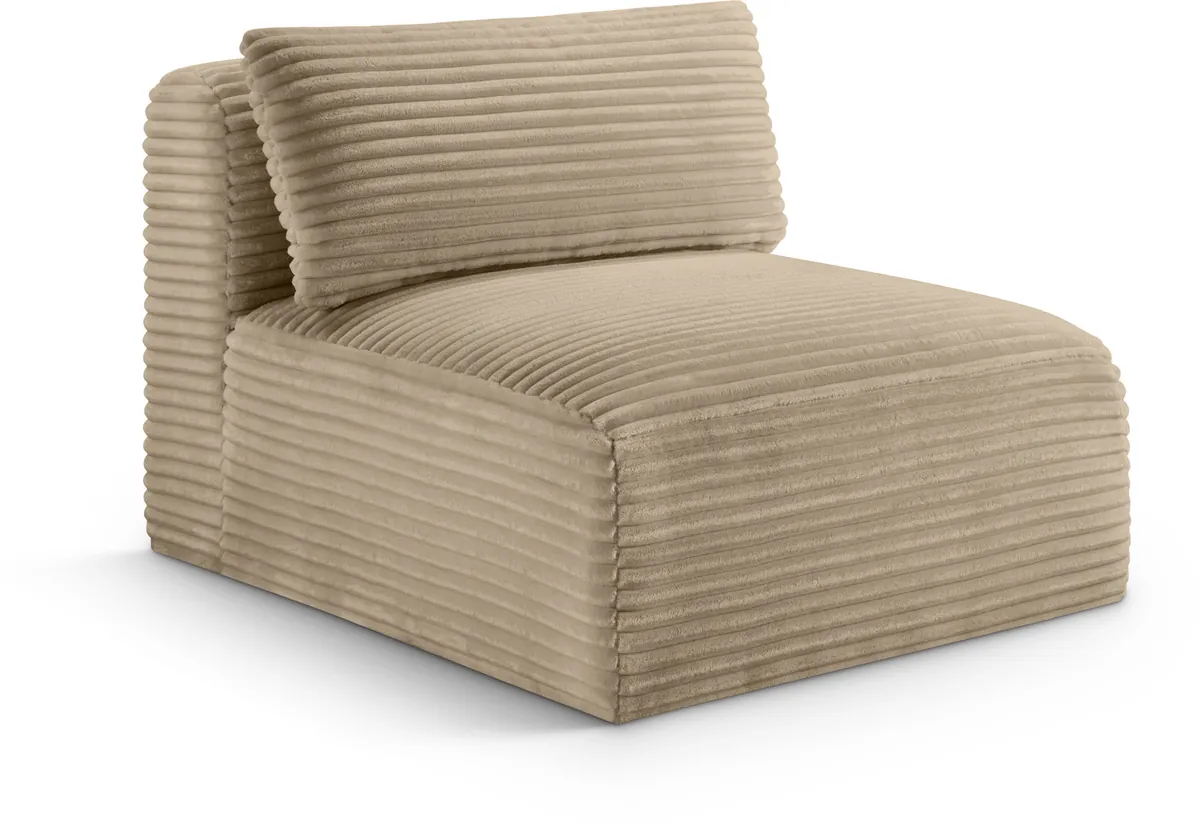 Shaggy - Armless Chair - Taupe