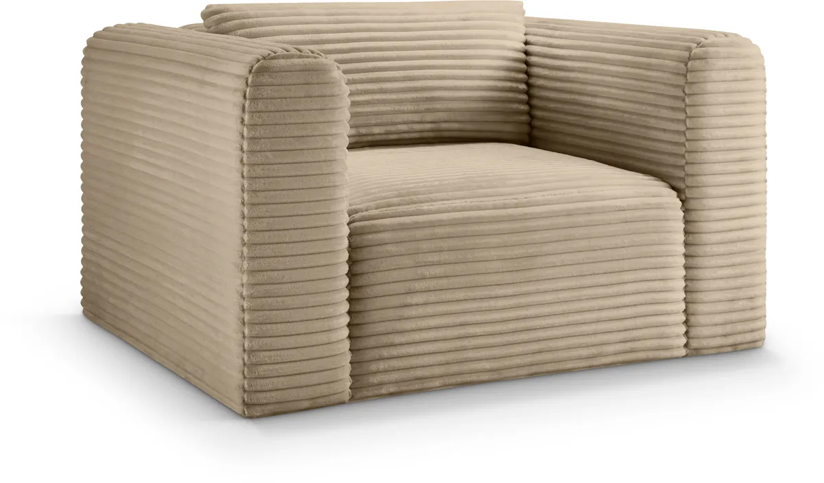 Shaggy - Arm Chair - Taupe