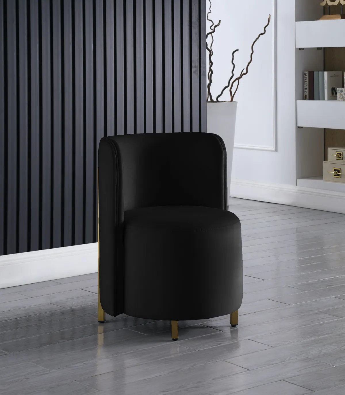 Rotunda - Accent Chair - Black - View 2