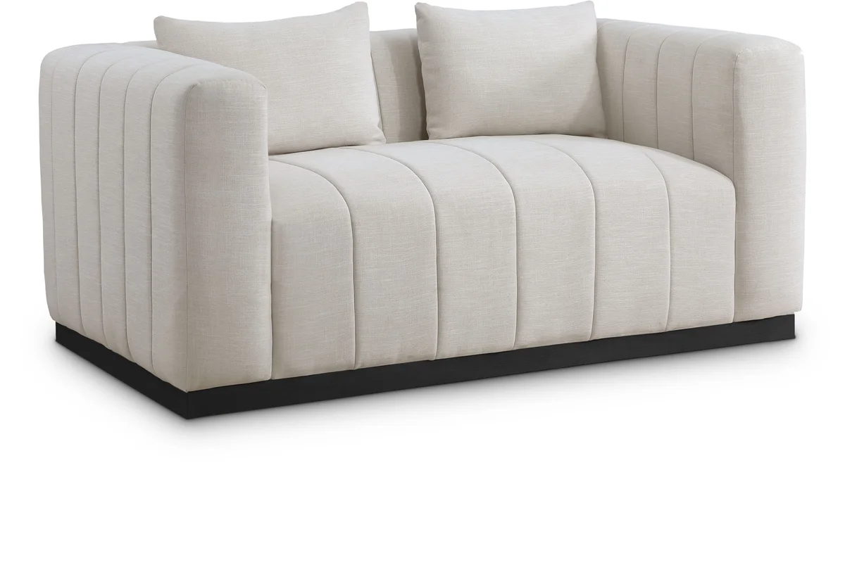 Lucia - Loveseat - Beige