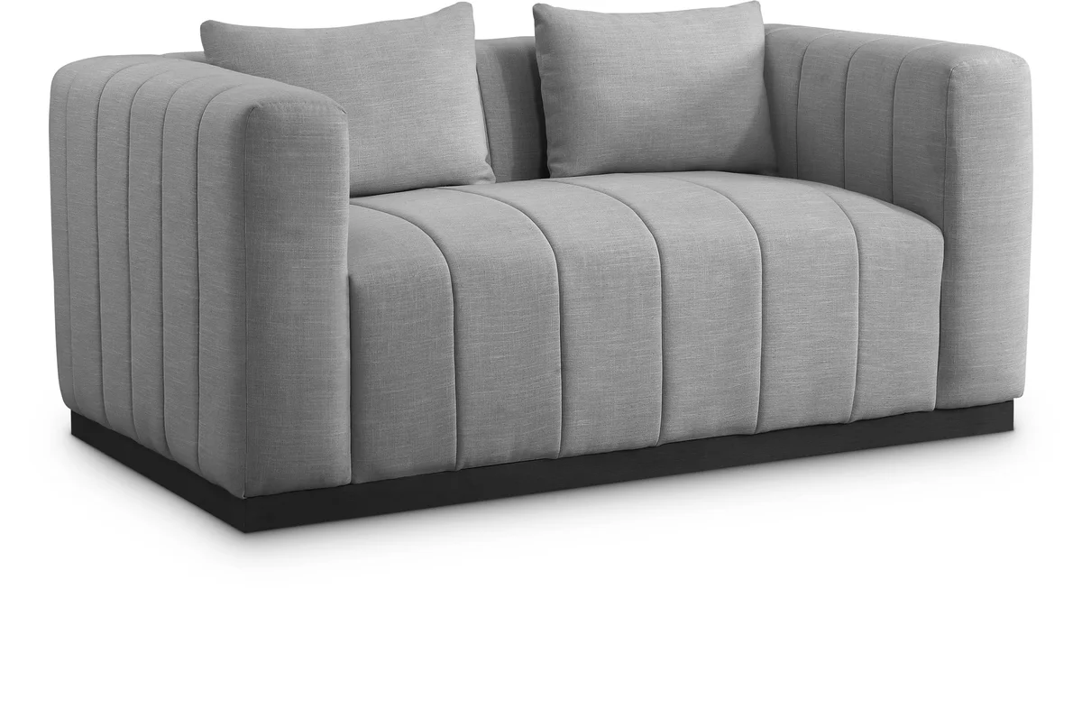 Lucia - Loveseat - Gray