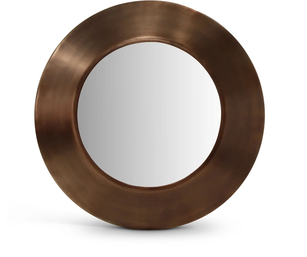 Sphere - 24" Mirror - Brown