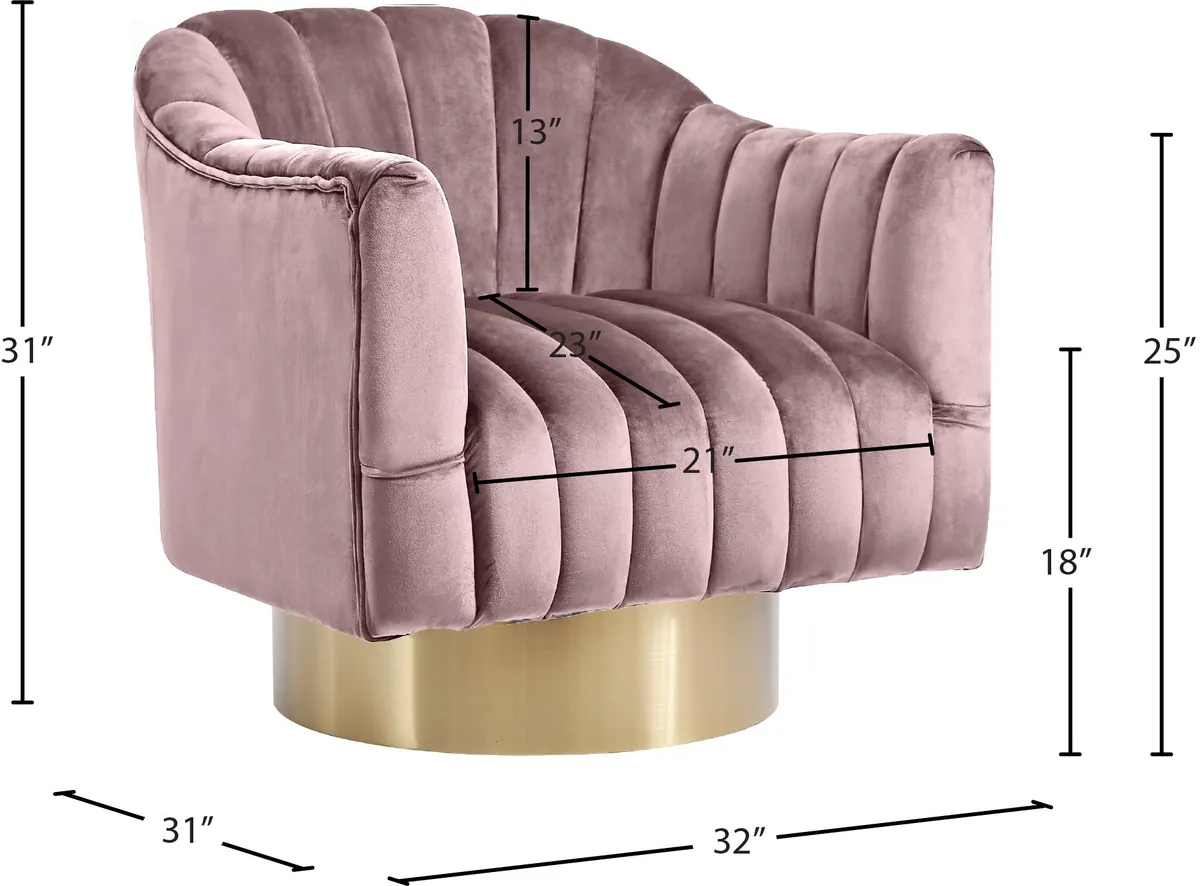 Farrah - Accent Chair - Pink