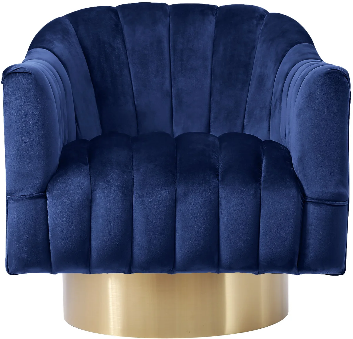 Farrah - Accent Chair - Navy - Fabric